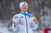 [청소년올림픽] 이윤승, 프리스타일 스키 남자 듀얼모굴 금메달